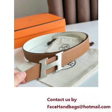 Hermes H Speed belt buckle  &  Reversible leather strap 32 mm 01 2023